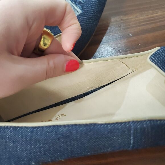 Trndy Blue Denim Flats - Picture 12 of 16